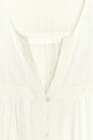 EMBROIDERED WIDE SLEEVE BLOUSE