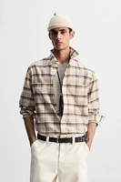 LIMITED EDITION COTTON-SILK PLAID SHIRT