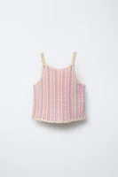 TOP EN MAILLE RAYURES