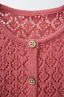 POINTELLE KNIT TOP