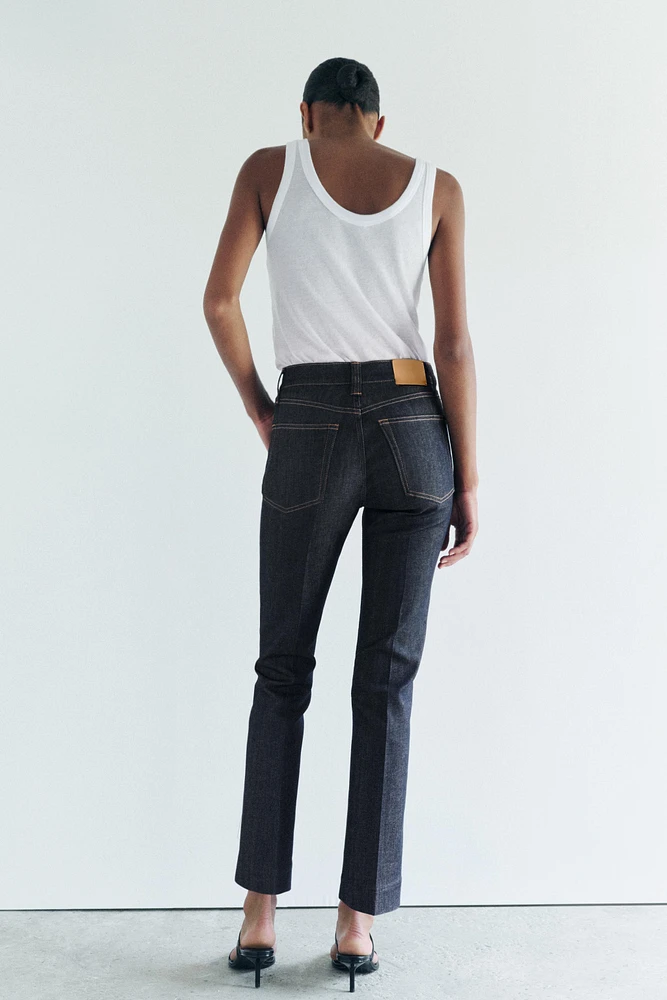 ZW COLLECTION HIGH RISE BOOTCUT CROPPED JEANS