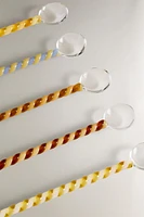 SET OF BOROSILICATE GLASS TABLESPOONS