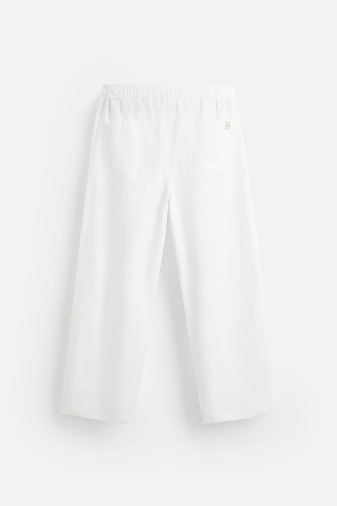 PANTALON CANVAS DÉLAVÉ