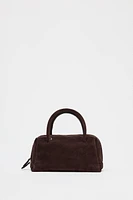 SPLIT LEATHER BOWLING BAG