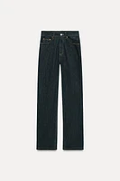 TRF STRAIGHT LEG JEANS WITH A HIGH WAIST