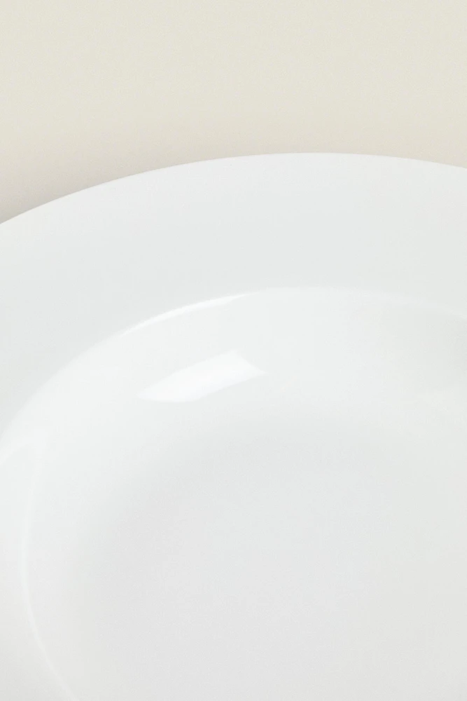 ASSIETTE CREUSE PORCELAINE BONE CHINA