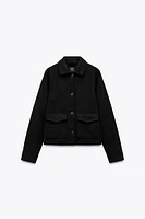 FAUX SUEDE JACKET