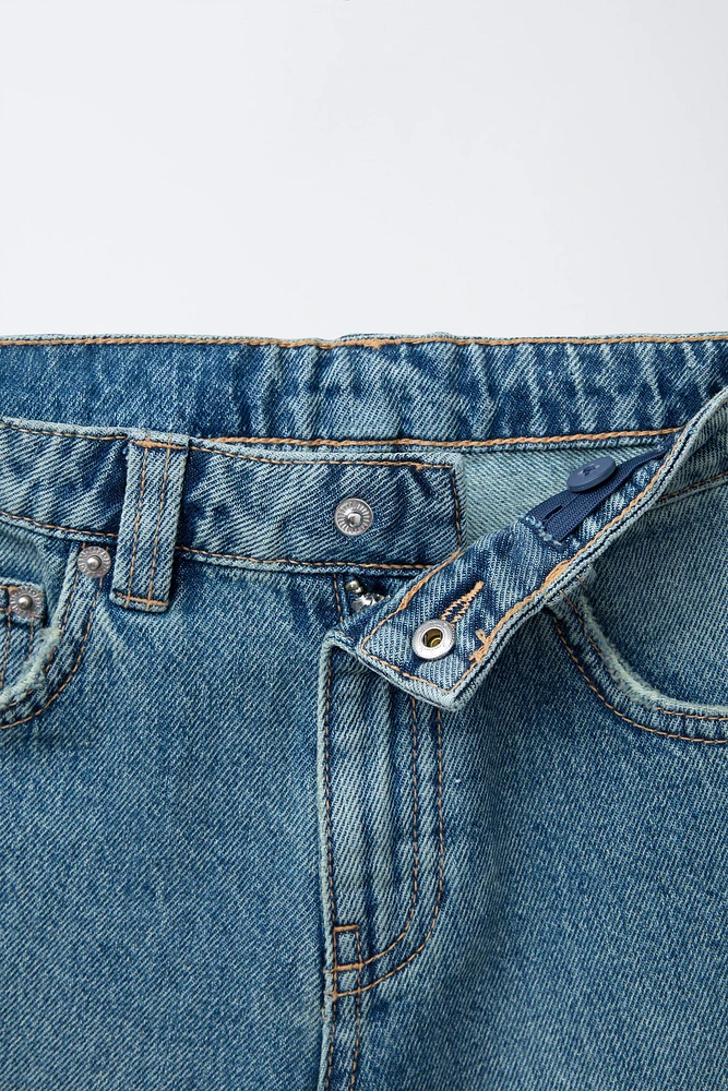 BERMUDA EN DENIM COUPE AMPLE