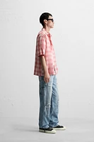 STRAIGHT FIT RIPPED CARPENTER JEANS