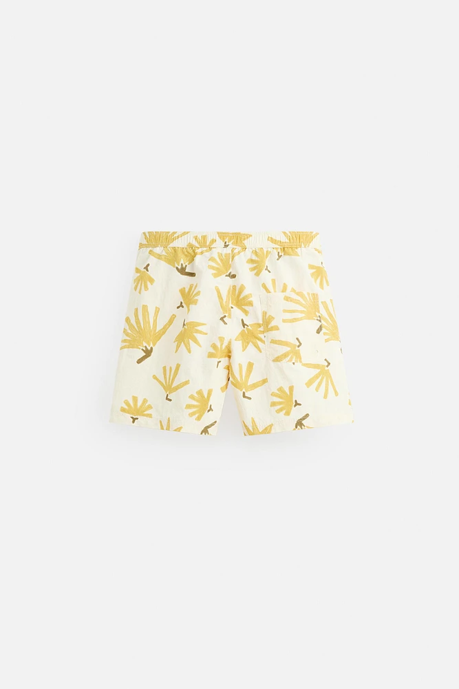 FLORAL PRINT LONG SWIMSUIT