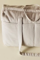 COTTON DIAPER BAG WITH A MOON