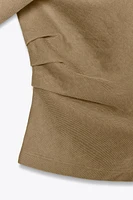 T-SHIRT ASYMÉTRIQUE DÉLAVÉ
