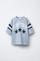 TEXT PRINT T-SHIRT