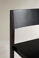 CHAISE STRUCTURE BOIS ET CUIR