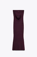 STRAPPY BACK BANDEAU DRESS