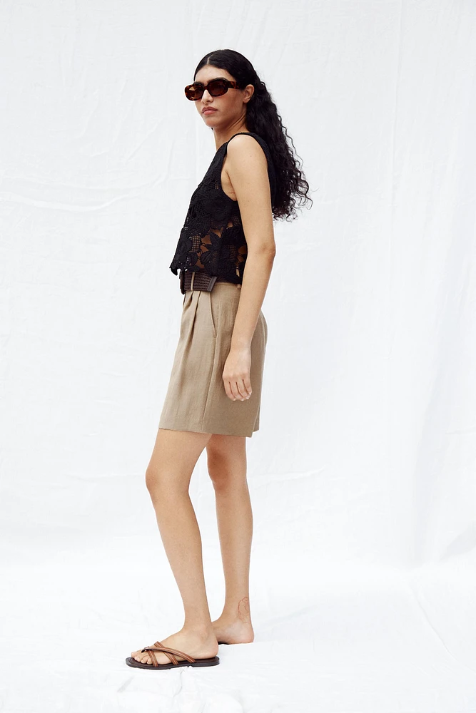 TOP CROCHET FLEUR