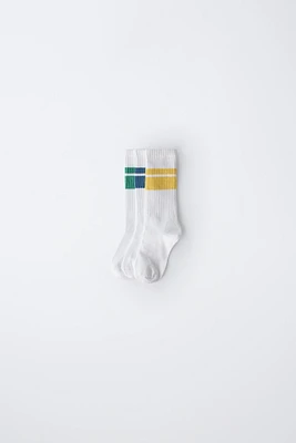 THREE-PACK OF STRIPED SOCKS