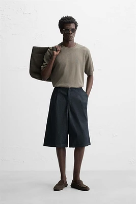 TEXTURED KNIT T-SHIRT