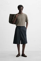 TEXTURED KNIT T-SHIRT