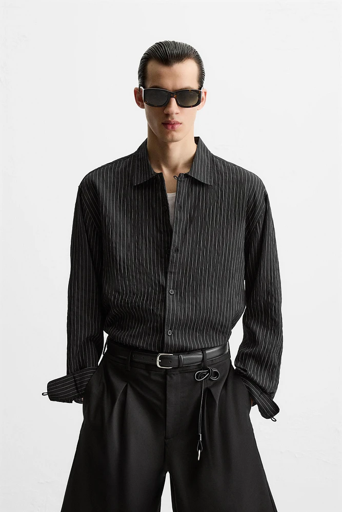 CHEMISE FLUIDE À RAYURES