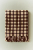 PLAID CARREAUX FRANGES
