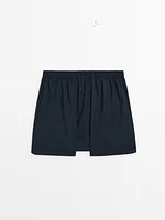 Caleçon popeline 100 % coton