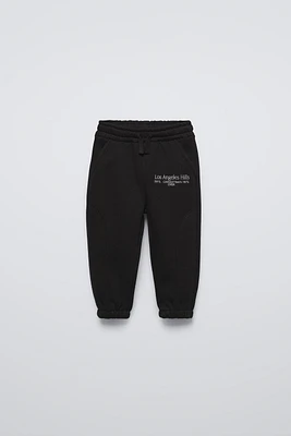 EMBROIDERED JOGGER PANTS