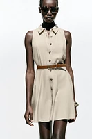 ROBE COURTE CEINTURE