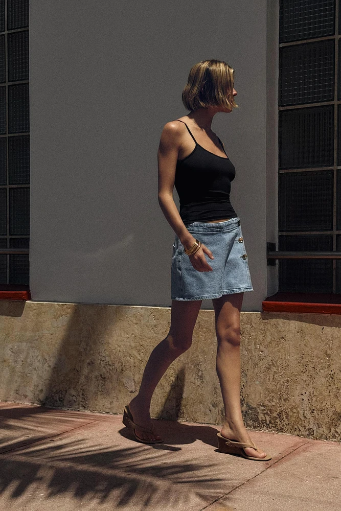 POLYAMIDE SPAGHETTI STRAP CAMISOLE