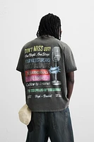 T-SHIRT DÉLAVÉ IMPRIMÉS