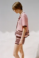 SHORT EN MAILLE