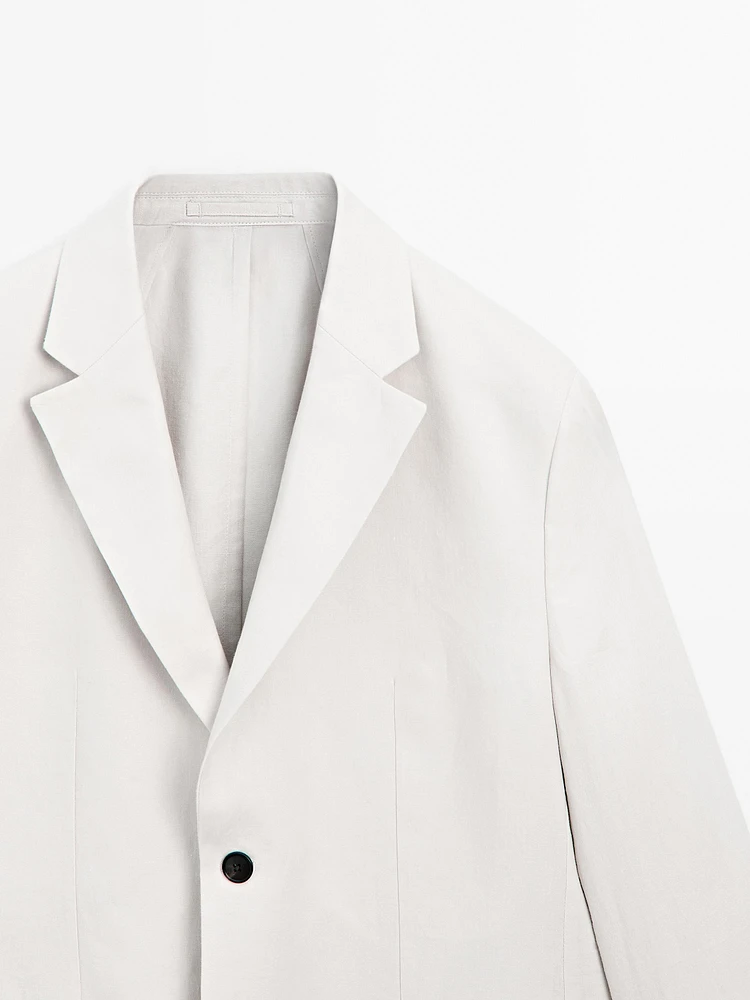 Veste de costume 100 % lin