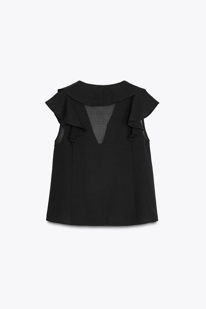 RUFFLED BLOUSE