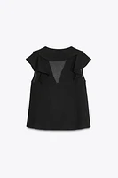 RUFFLED BLOUSE