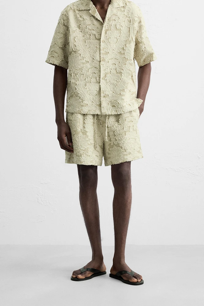 BERMUDA JACQUARD GÉOMÉTRIQUE