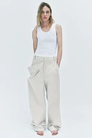 PANTALON À PLIS COLLECTION ZW