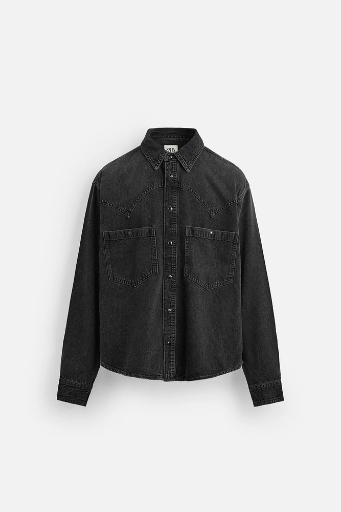 DENIM WESTERN SHIRT