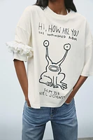 DANIEL JOHNSTON WASHED EFFECT T-SHIRT