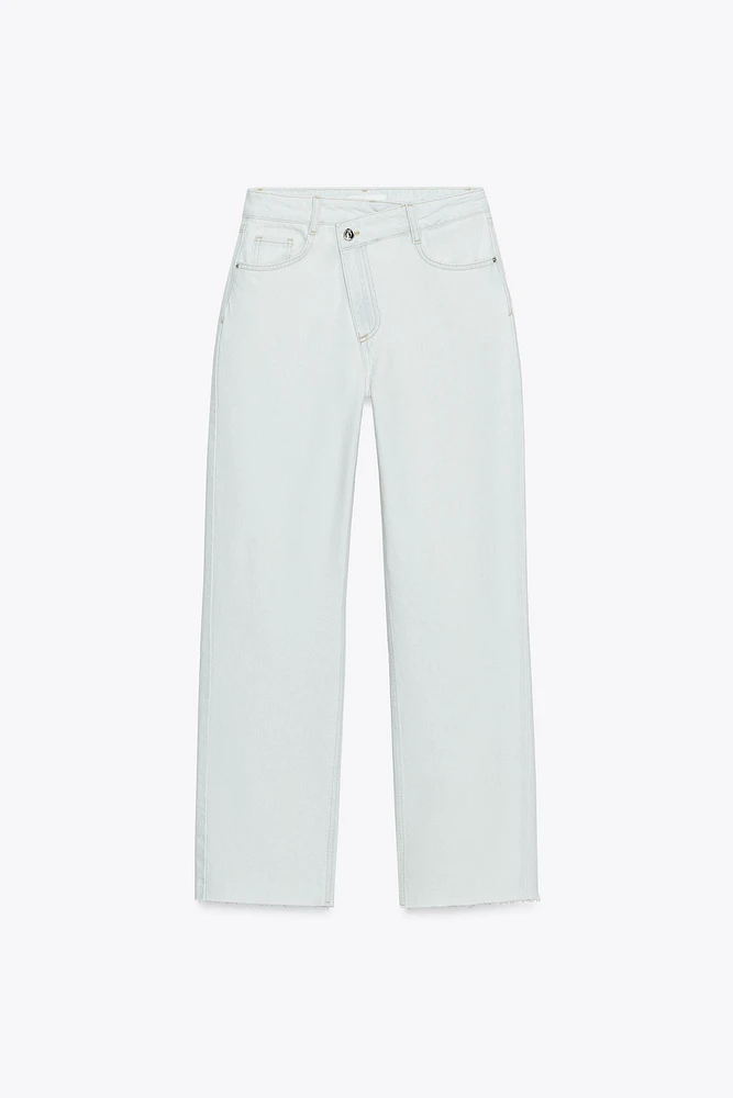 Z1975 STRAIGHT HIGH-WAISTED CROSSOVER JEANS