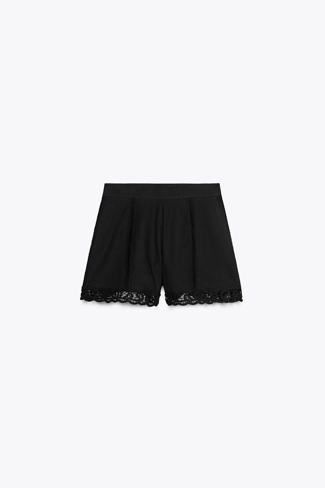 ZW COLLECTION CROCHET SHORTS