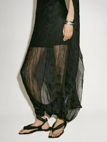 Long flowing pleated dress - Limited Edition