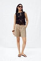 TOP CROCHET FLEUR