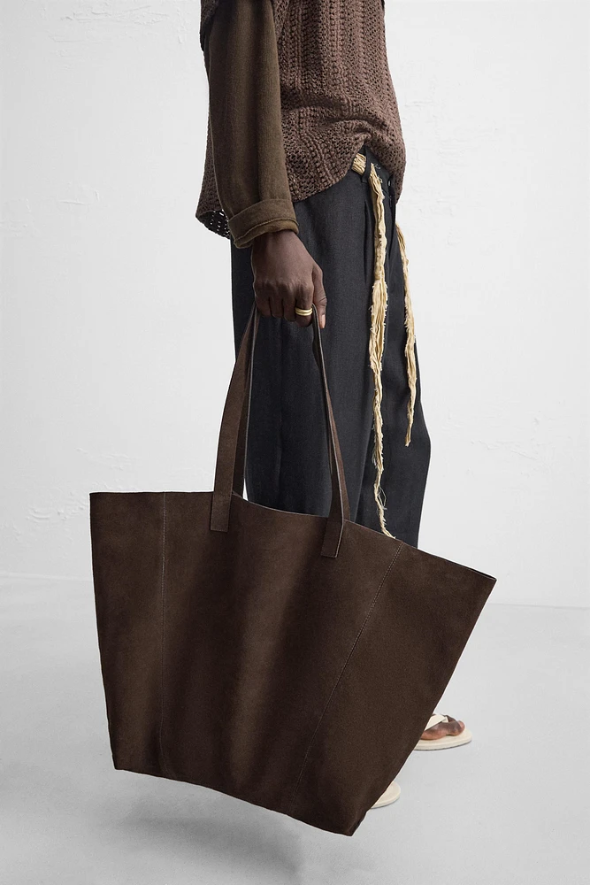 SAC SHOPPER EN CUIR