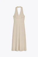 HALTER BELT DRESS