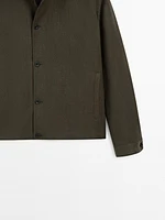 100% linen overshirt