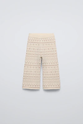 JACQUARD KNIT PANTS SKI COLLECTION