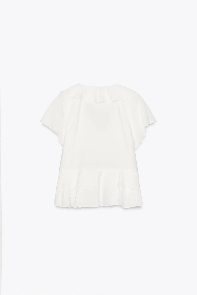 BLOUSE VOLANTS