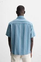 CHEMISE STRUCTURÉE À RAYURES