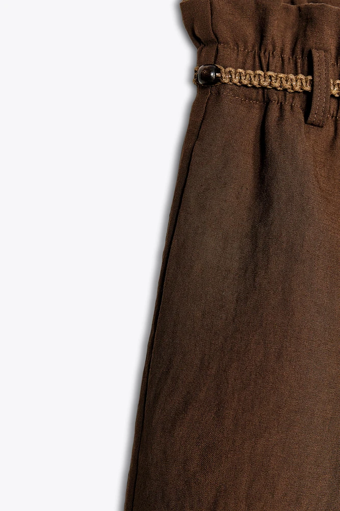 BERMUDA CEINTURE FANTAISIE