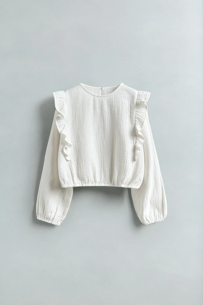 BLOUSE TEXTURÉE